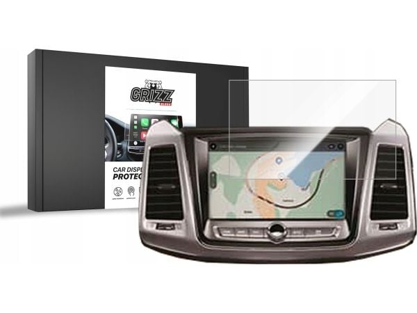 GrizzGlass keramisk film CarDisplay Protection til SsangYoung Musso Grand 8" 2023-2024