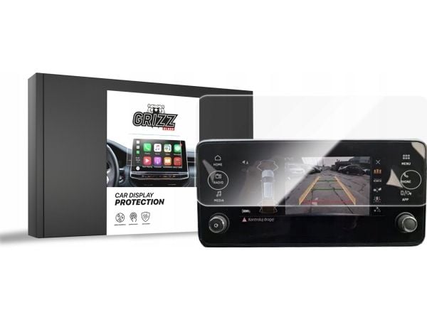 GrizzGlass CarDisplay Keraaminen suojakalvo Skoda Fabia 8.25" Bolero 2024 -malliin (GrizzGlass)