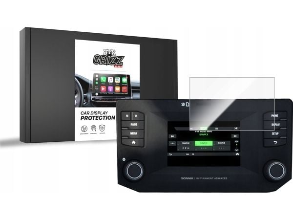 GrizzGlass keramisk film CarDisplay Protection til Scania S 5"