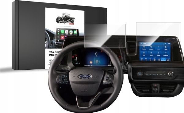 GrizzGlass keramisk folie CarDisplay Protection for Ford Courier 8" 2023-2024 [2w1]