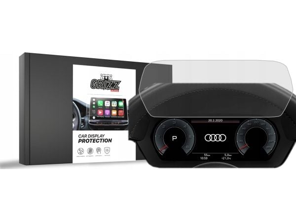 GrizzGlass matt folie GrizzGlass CarDisplay Protection for Audi RS3 8Y Virtual Cockpit Plus 12,3" 2020