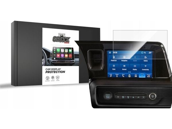 GrizzGlass keramisk folie GrizzGlass CarDisplay Protection til Ford Courier 8" 2023-2024