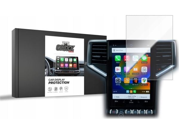 GrizzGlass GrizzGlass CarDisplay Protection keramisk folie for Volkswagen VW Amarok 12,3” 2023-2024