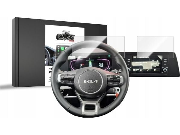 GrizzGlass keramisk beskyttelsesfilm til bilskjerm for Kia Sportage M 5 2023