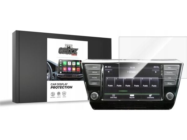 GrizzGlass keramisk film CarDisplay Protection til Skoda Superb 3 2015-2019