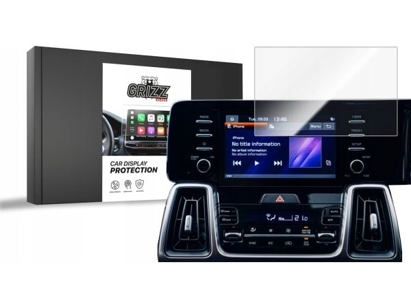 GrizzGlass keramisk folieskjerm til CarDisplay Protection for Kia Sorento 4 2023