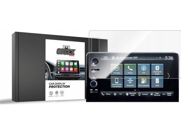 Etui til navigasjon GrizzGlass keramisk folieskjerm CarDisplay Protection til Honda Civic XI 9" 2021
