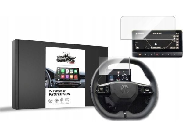 GrizzGlass GrizzGlass CarDisplay Protection keramisk folie for Kia Sportage 5 GT Line 12,3" 2021-2024 [2in1]