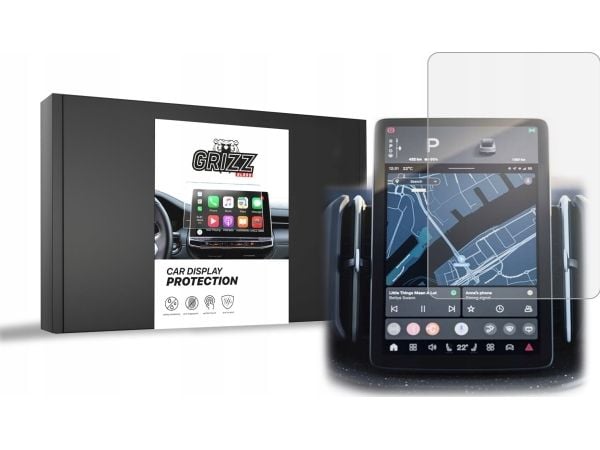 GrizzGlass matt film for CarDisplay Protection til Volvo EX30 12,3" (2024)