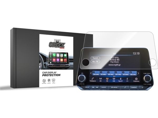 GrizzGlass keramisk skjermbeskyttelse GrizzGlass CarDisplay Protection for Nissan Juke 2 9" 2019
