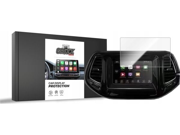 GrizzGlass keramisk film CarDisplay Protection til Jeep Compass 8,4" 2017-2021 GrizzGlass keramisk film CarDisplay Protection til Jeep Compass 8,4" 2017-2021