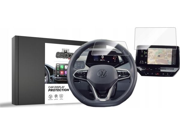GrizzGlass keramisk skjermbeskyttelse CarDisplay Protection til Volkswagen VW ID.4 [2w1]