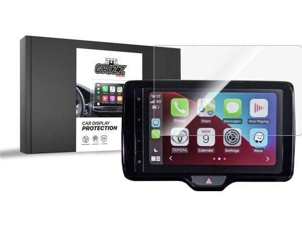 GrizzGlass keramisk folie GrizzGlass CarDisplay Protection for Toyota Yaris Cross 9" HD 2020