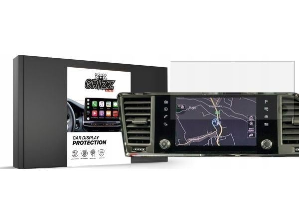 GrizzGlass matt folie GrizzGlass CarDisplay Protection til Volkswagen Golf 8 R Discover Media