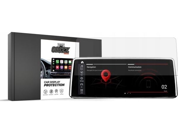 GrizzGlass matt film CarDisplay-beskyttelse for BMW X6 F16 10,2" 2014-2019