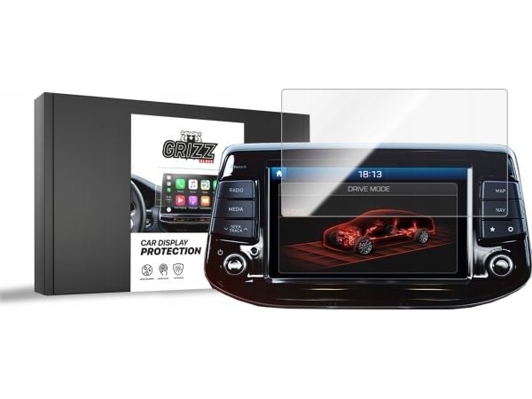 GrizzGlass keramisk film CarDisplay-beskyttelse til Hyundai i30 8"
