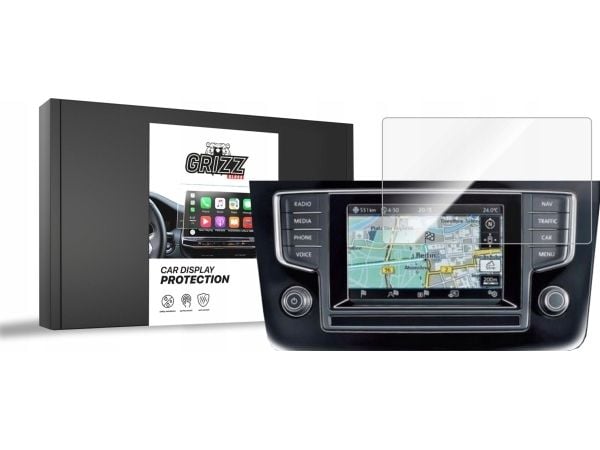GrizzGlass keramisk folie CarDisplay Protection for Volkswagen VW Golf 6 Discover Media 1. gen.
