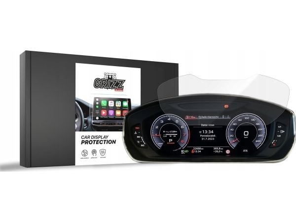 GrizzGlass keramisk film GrizzGlass CarDisplay Protection til Audi Q3 Virtual Cockpit 10,25" 2020
