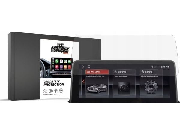 GrizzGlass matt folie – GrizzGlass CarDisplay Protection til BMW X1 F48 8,8" 2015–2019