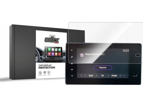 GrizzGlass keramisk film CarDisplay Protection til Nissan Townstar Van 2021