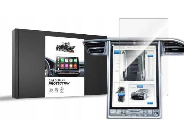 GrizzGlass keramisk film GrizzGlass CarDisplay Protection til Tesla Model S 17" 2013–2021