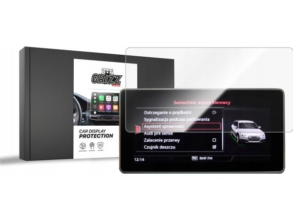 GrizzGlass keramisk film CarDisplay Protection for navigasjonsdeksel Grizz Audi A4 B9 MMI 8,3" 2016-2019