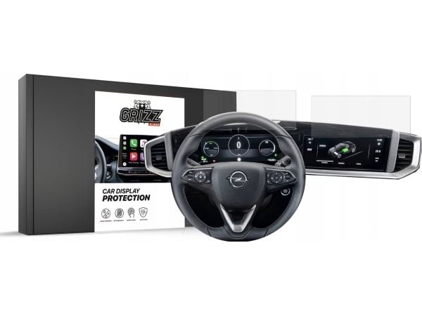 GrizzGlass matt folie GrizzGlass CarDisplay Protection for Opel Grandland 10" 2021 [2w1]
