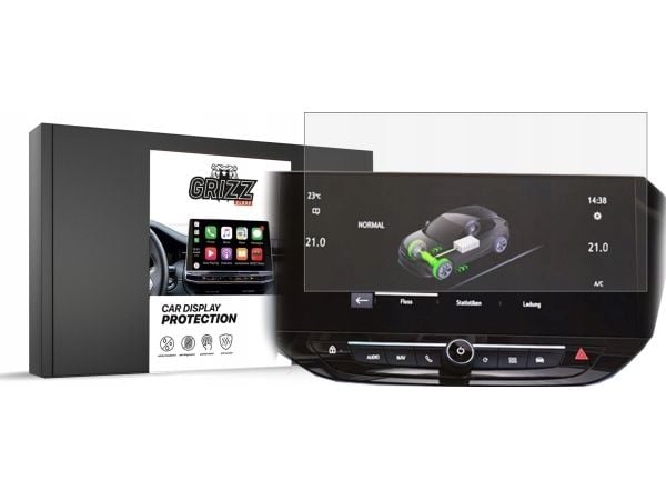 GrizzGlass matt film til bilskjerm for Opel Corsa F 10" 2020
