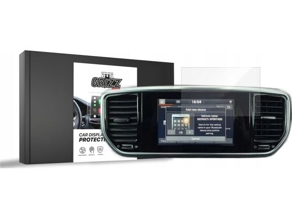 GrizzGlass keramisk film CarDisplay-beskyttelse til Kia Sportage 4 7" (2018-2021)