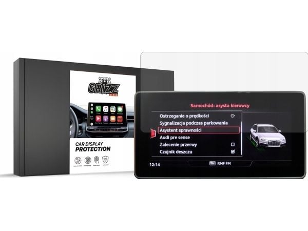 GrizzGlass matt beskyttelsesfilm til Audi Q5 FY MMI 8,3" 2016–2019