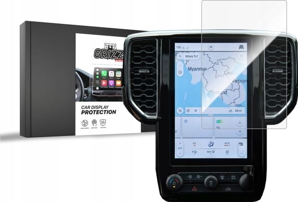 GrizzGlass keramisk film GrizzGlass CarDisplay Protection til Ford Ranger 6 10,1" 2022-2024