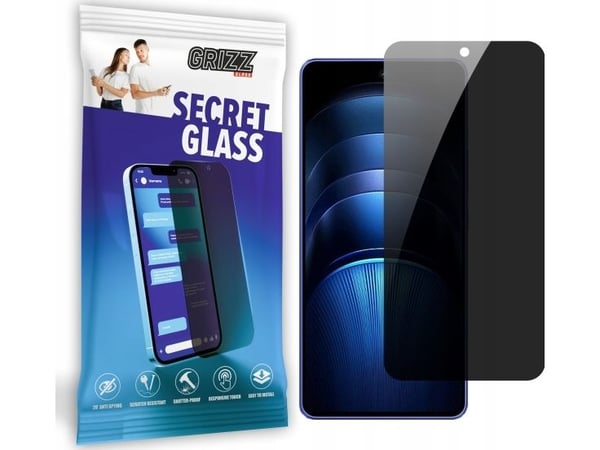 GrizzGlass GrizzGlass SecretGlass personvernglass for Vivo IQOO Neo9s Pro Plus