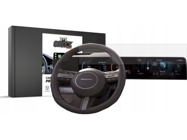 GrizzGlass matt film til bilskjerm for Hyundai Kona 2023
