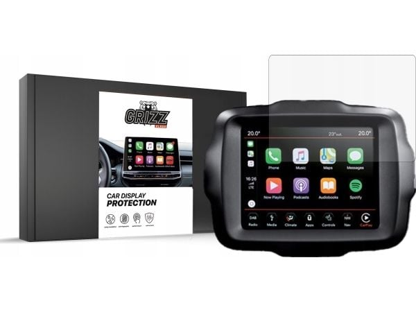 GrizzGlass matt beskyttelsesfolie til Jeep Renegade 8,4" 2018 CarDisplay