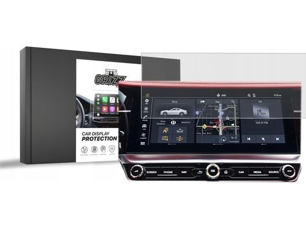 GrizzGlass matt folie GrizzGlass CarDisplay-beskyttelse til Bentley Continental Flying Spur 2019