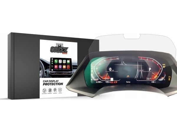 GrizzGlass matt beskyttelsesfilm til bilskjerm for BMW X7 G07 12,3" 2018-2022