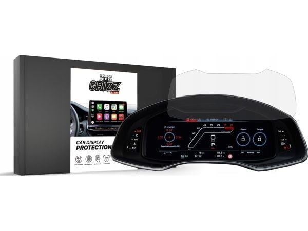 GrizzGlass matt beskyttelsesfolie til bilskjerm for Audi A7 C8 Virtual Cockpit 12,3" 2018