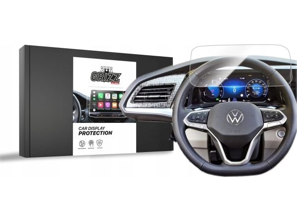 GrizzGlass keramisk film CarDisplay Protection for Volkswagen Multivan 4 Virtual Cockpit 10,25" 2021
