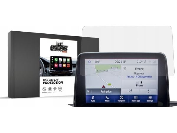 GrizzGlass matt beskyttelsesfilm til CarDisplay for Ford Transit 6 2013