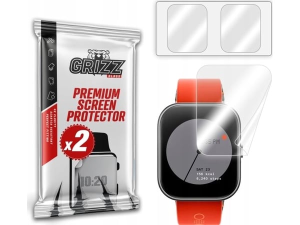GrizzGlass HybridGlass for Nothing CMF Watch Pro 2