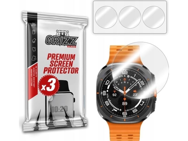 GrizzGlass hydrogel-folie til Samsung Galaxy Watch Ultra
