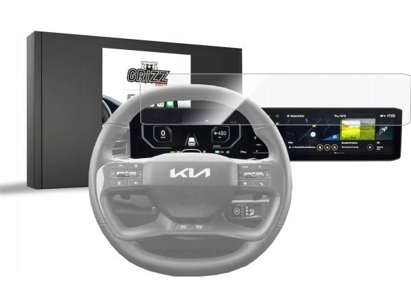 GrizzGlass keramisk CarDisplay-beskyttelsesfilm til Kia EV9 2023-2024