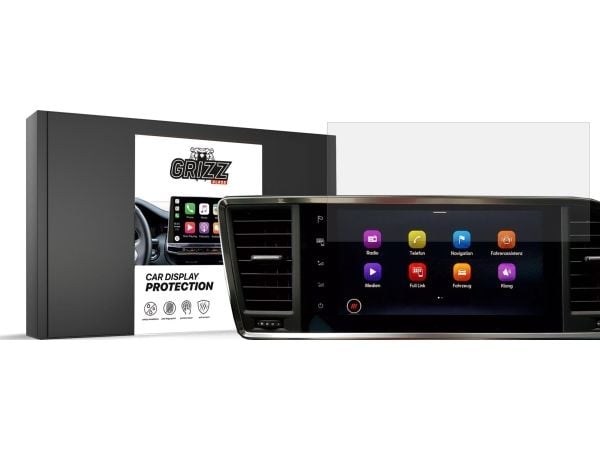 GrizzGlass matt skjermbeskyttelse GrizzGlass CarDisplay for Seat Ateca 9,2" 2020