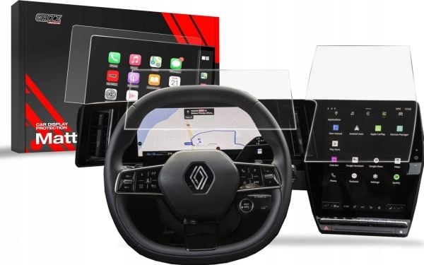 GrizzGlass matt beskyttelsesfilm til Renault Espace 12" 2024 [2-i-1]