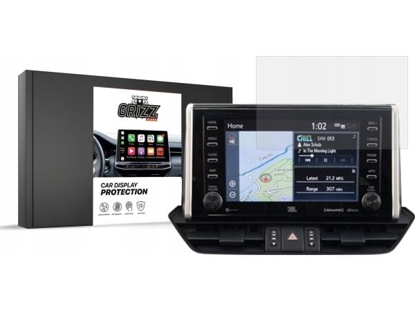 GrizzGlass matte folie GrizzGlass CarDisplay Protection til Toyota RAV-4