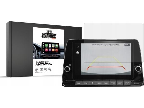 GrizzGlass matt folie CarDisplay-beskyttelse til Kia Picanto 3 8" (2023)