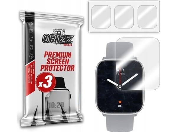 GrizzGlass Hydrogel-film for MyPhone Watch Pastell