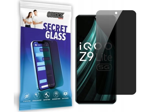 GrizzGlass SecretGlass personvernskjermglass til Vivo iQOO Z9 Lite