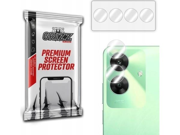 GrizzGlass kameralinsbeskyttelse GrizzGlass HybridGlass for Realme C61