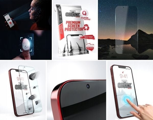 GrizzGlass hybridglas för ZTE nubia Red Magic 9S Pro